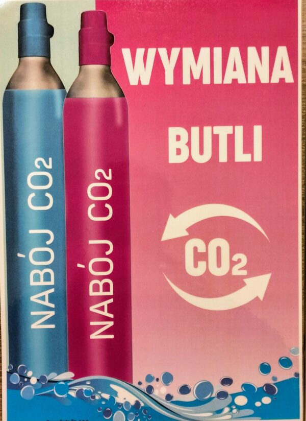 Wymiana-Cylinder CO2 SODASTREAM Quick Connect różowy lub niebieski